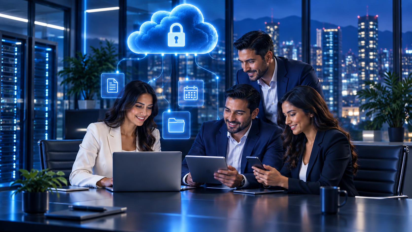 Nube privada empresarial administrada con Nextcloud