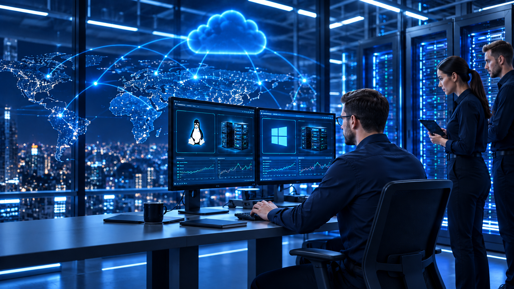 VPS y servidores Linux y Windows administrados