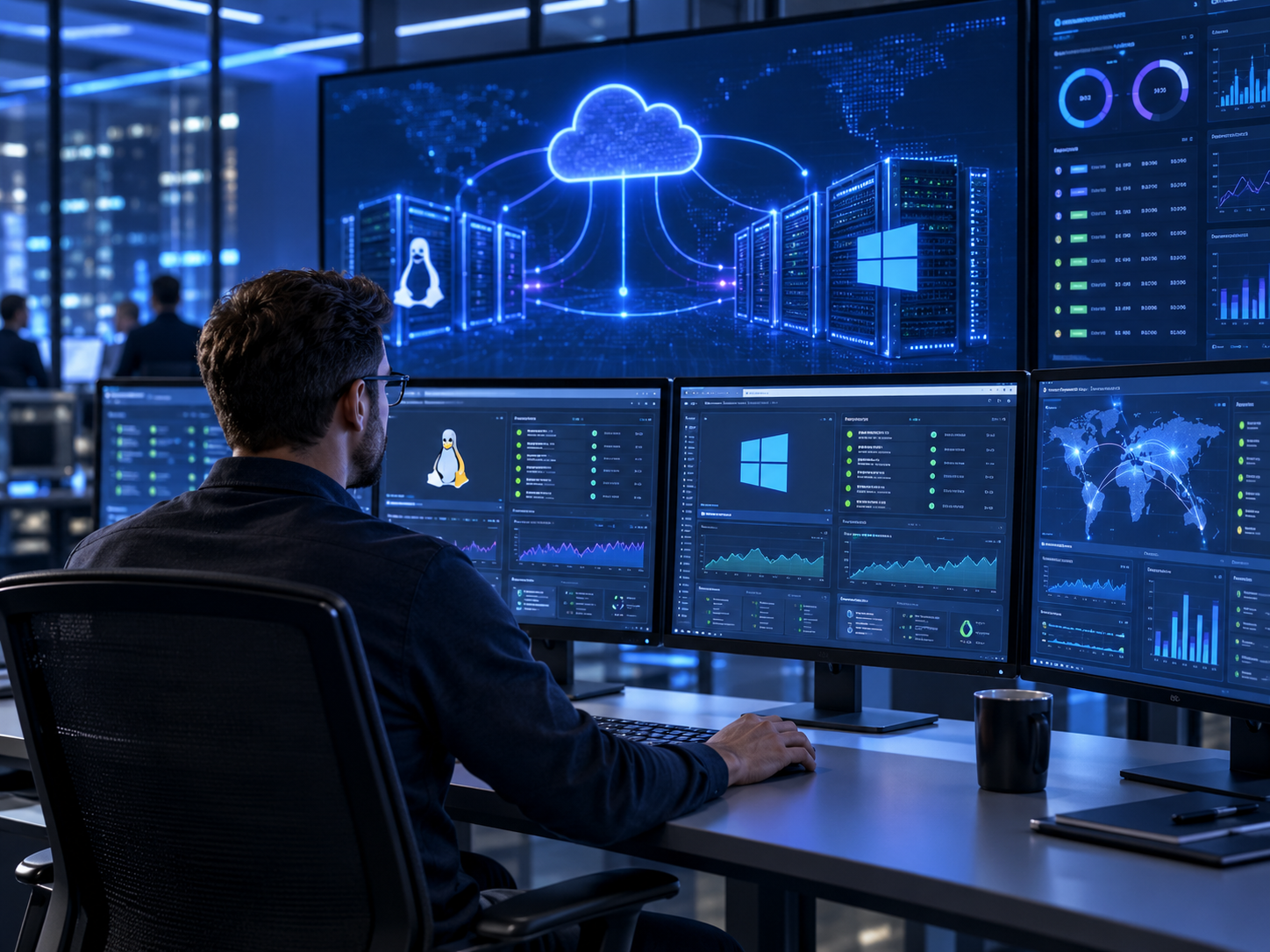 Monitoreo de servidores Linux y Windows